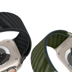 Diagonal woven nylon bracelet for Apple Watch, tactical clasp, Neyko model