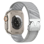 Diagonal woven nylon bracelet for Apple Watch, tactical clasp, Neyko model