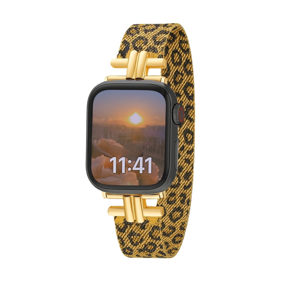 Bracelet for Apple Watch, leopard, slim and elegant, chic style, Parus model