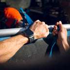 Perforated silicone strap for Apple Watch, outdoor design, metal connectors, Serdak model