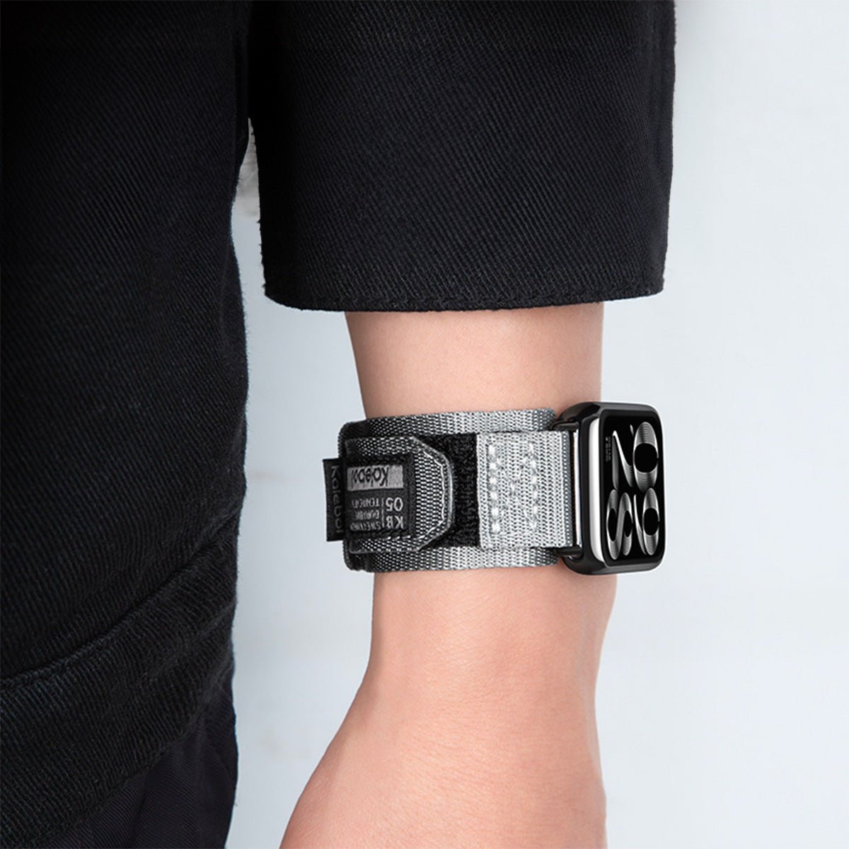 Sweatproof Bracelet, Kalebol Edition, nylon, with velcro, for Apple Watch, adjustable, Kayle model