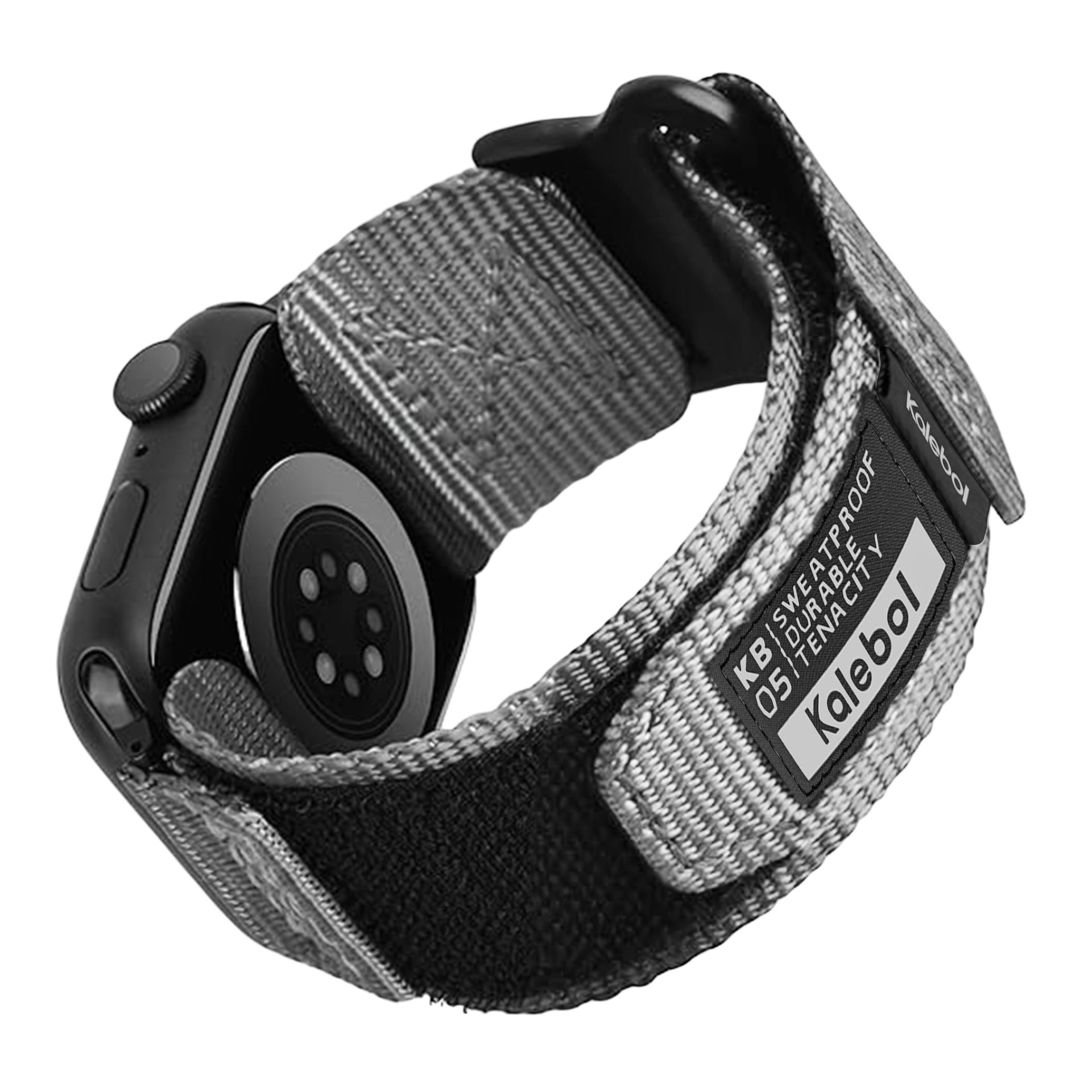 Sweatproof Bracelet, Kalebol Edition, nylon, with velcro, for Apple Watch, adjustable, Kayle model