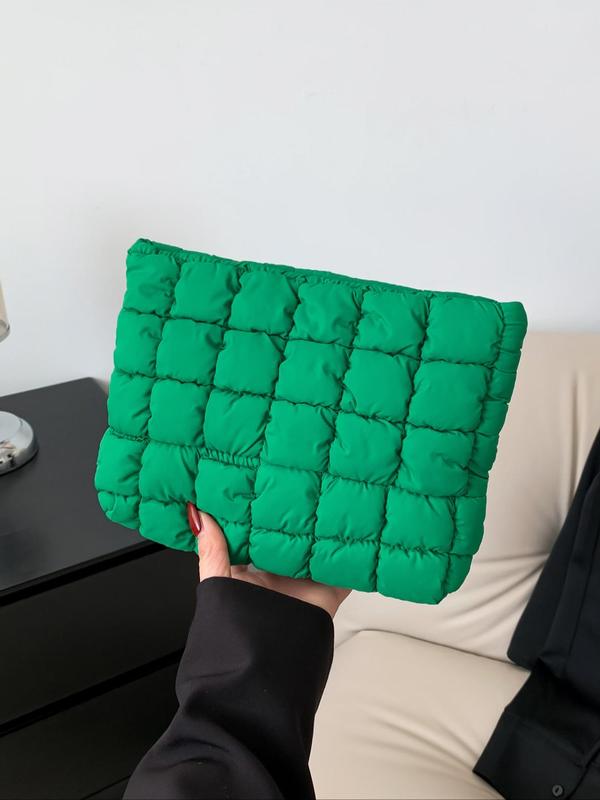 EMILY - Large Capacity Quilted Pouch Durable Zipper Travel Storage Bag