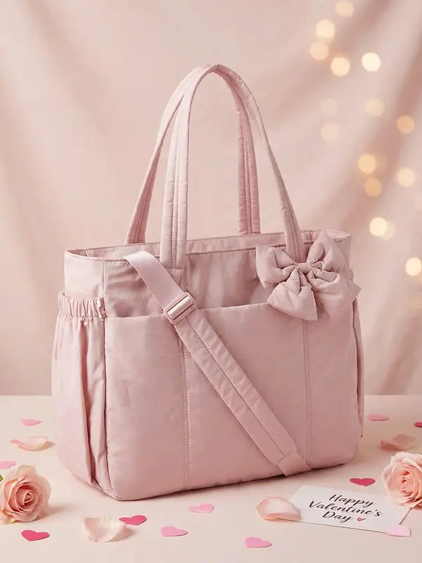 VEJA - Women’s Insulated Puffer Tote Bag Laptop & Cup Holder Casual Work Bag
