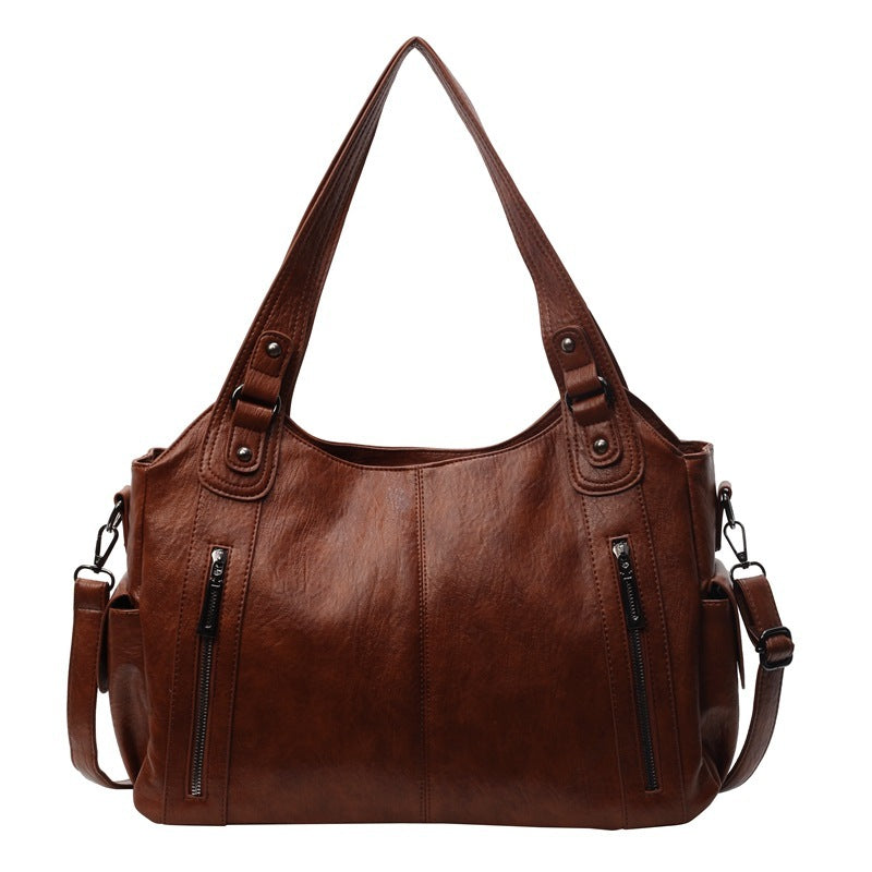 NOEMIE - Classic Leather Tote Bag