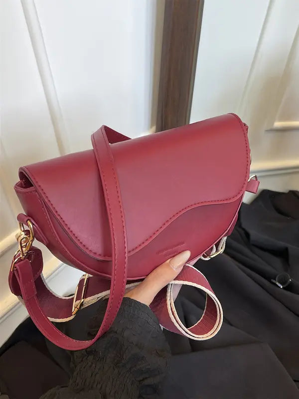GABI - Simple Small Satchel Bag Versatile Flip Cover Crossbody Shoulder Bag
