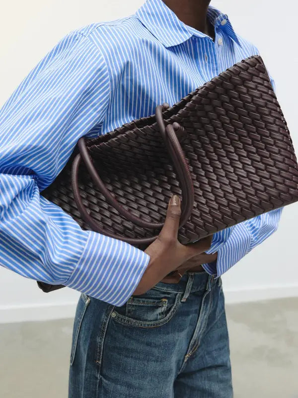 LINDSAY - Elegant Woven Tote Bag for Casual Daily Use