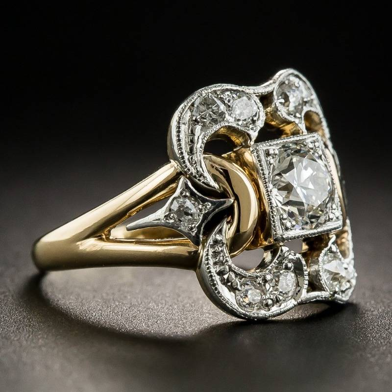 SINTA - Vintage Zirconia Gold Ring