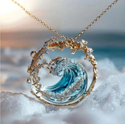CELIA - Ocean - Inspired Necklace in Gold and Silver