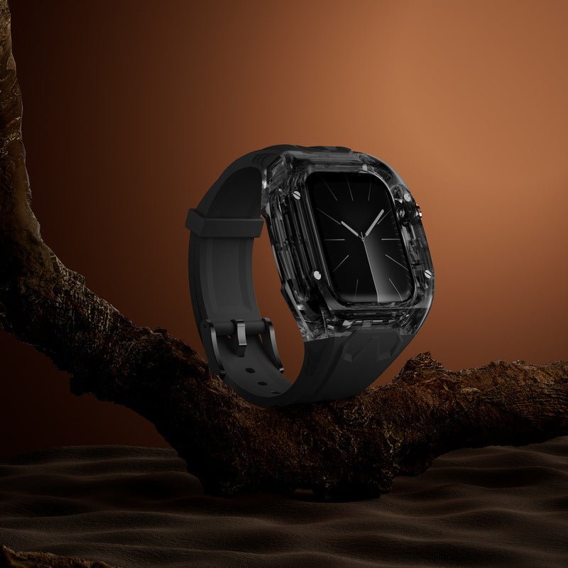Apple Watch bracelet and case, Richard Mille style, transparent case, soft TPU, Jankre model